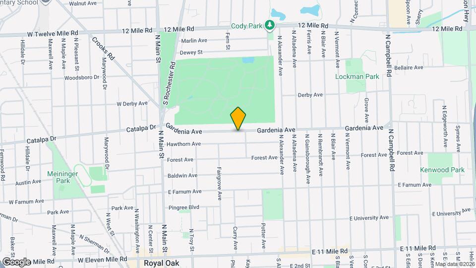 610 Gardenia Ave Map and Location Details