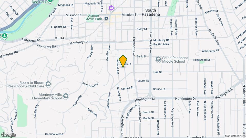 1521 Ramona Ave Mapa y Detalles de la Ubicación
