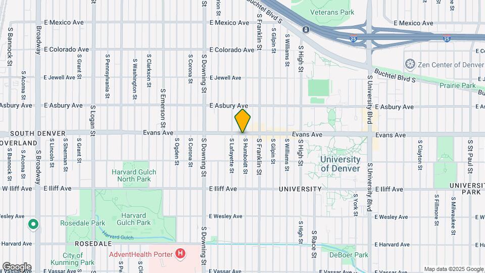 1436 E Evans Ave, Unit 1436 E Evans Ave Mapa y Detalles de la Ubicación