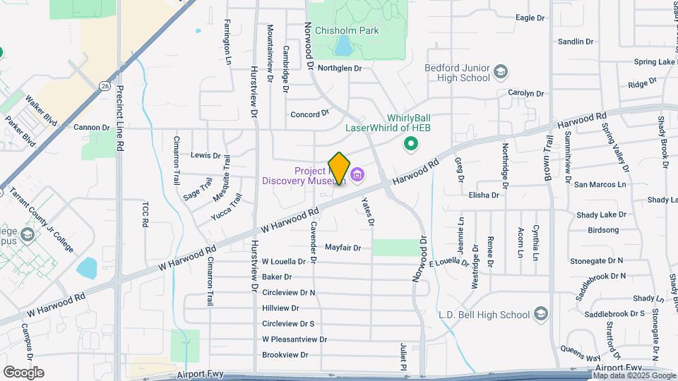 322 W Harwood Rd Map and Location Details