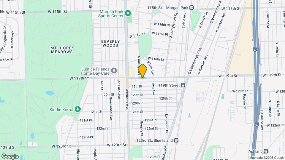 2309 W 119th St Map and Location Details