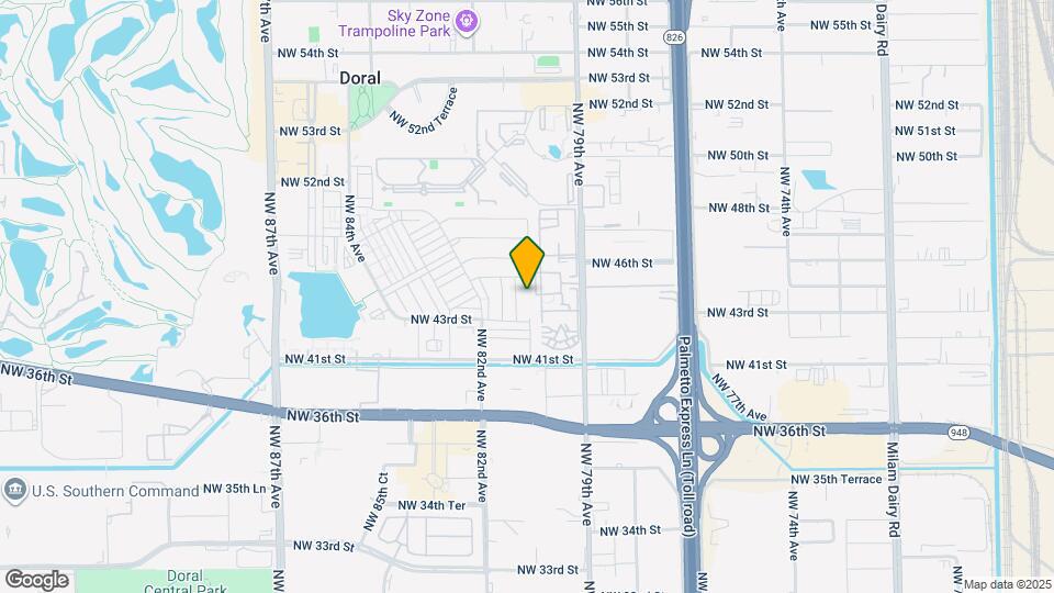 4408 NW 80th Ave Map and Location Details