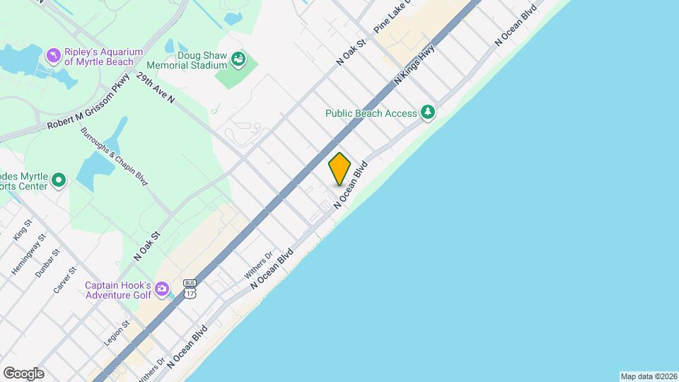 3101 N Ocean Blvd Map and Location Details