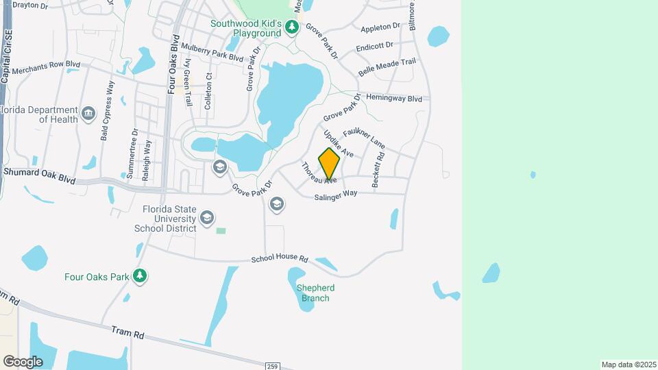 3249 Thoreau Ave Map and Location Details