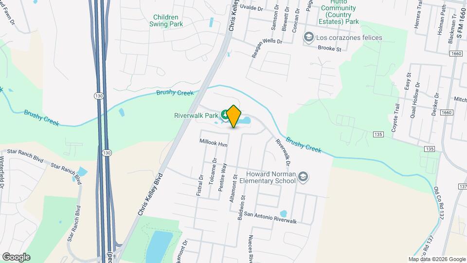 105 Pentire Way Map and Location Details