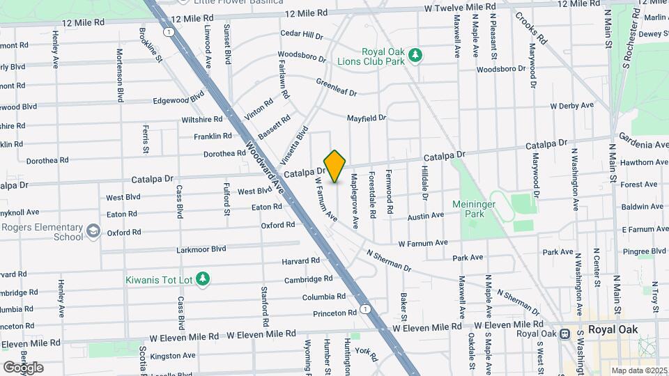 911 Oakridge Ave Mapa y Detalles de la Ubicación