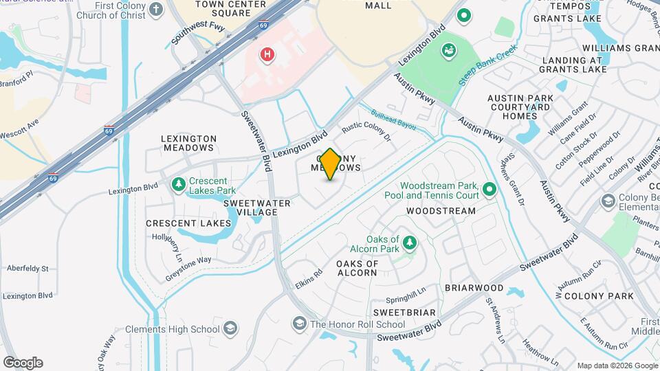 4506 Colony Hills Dr Map and Location Details