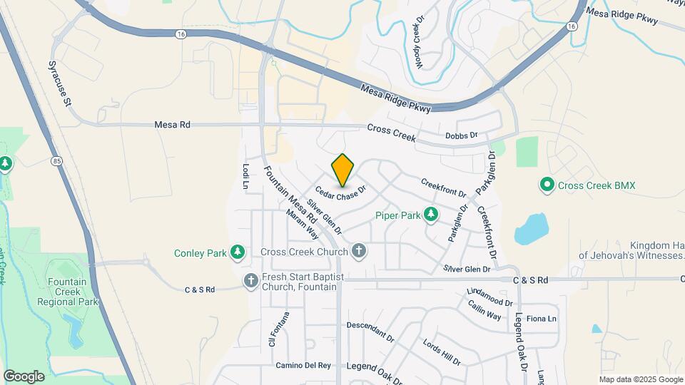 8295 Cedar Chase Dr Map and Location Details