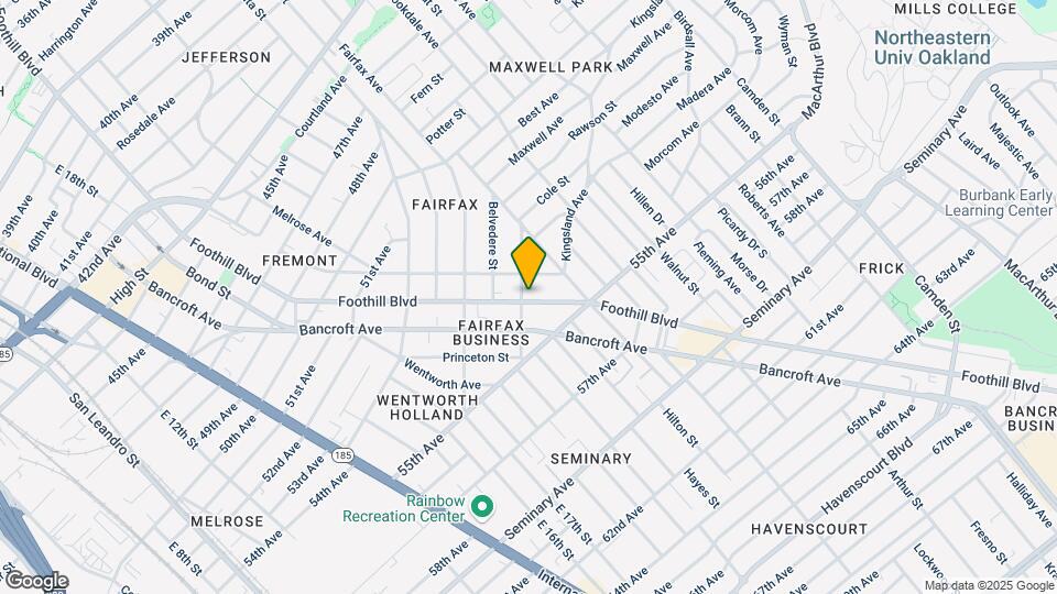 5404 Foothill Blvd Mapa y Detalles de la Ubicación