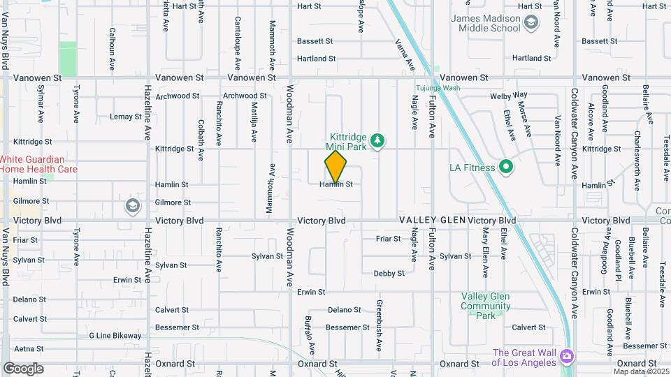 13542 Hamlin St Map and Location Details