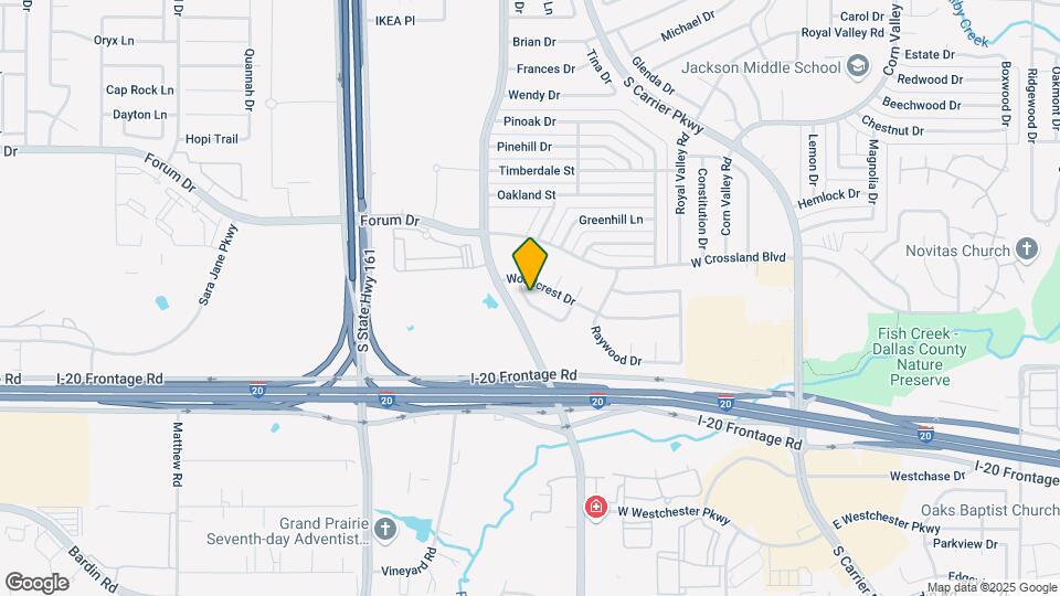 826 Woodhaven Ln Map and Location Details