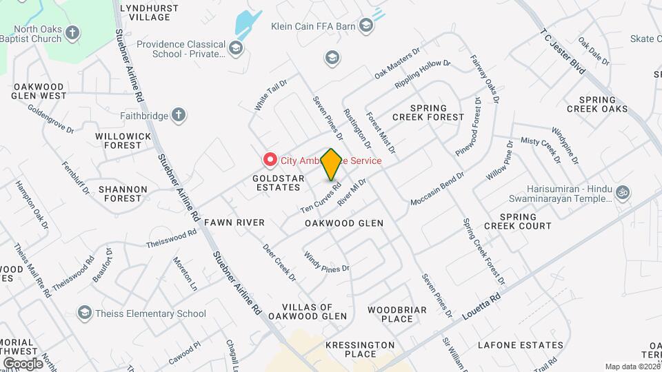 6842 Ten Curves Rd Map and Location Details