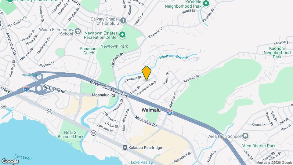 98-383-383 Pono St Map and Location Details