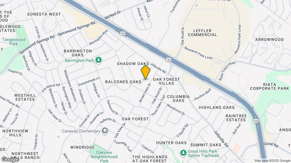 11801 Argonne Forest Trail Map and Location Details