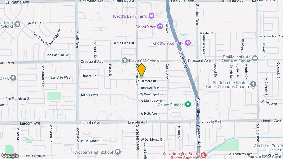 7535 Fillmore Dr Mapa y Detalles de la Ubicación