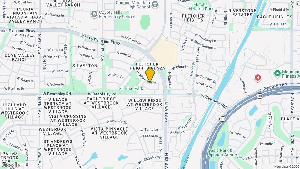 8373 W Mary Ann Dr Map and Location Details