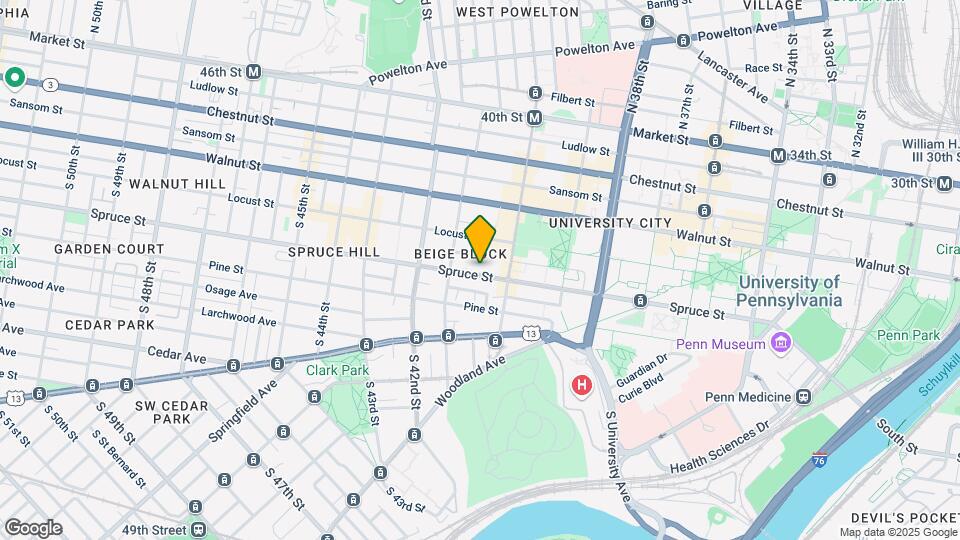 4029-4031 Spruce St Mapa y Detalles de la Ubicación