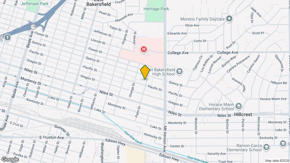 1518 Palm Dr Map and Location Details