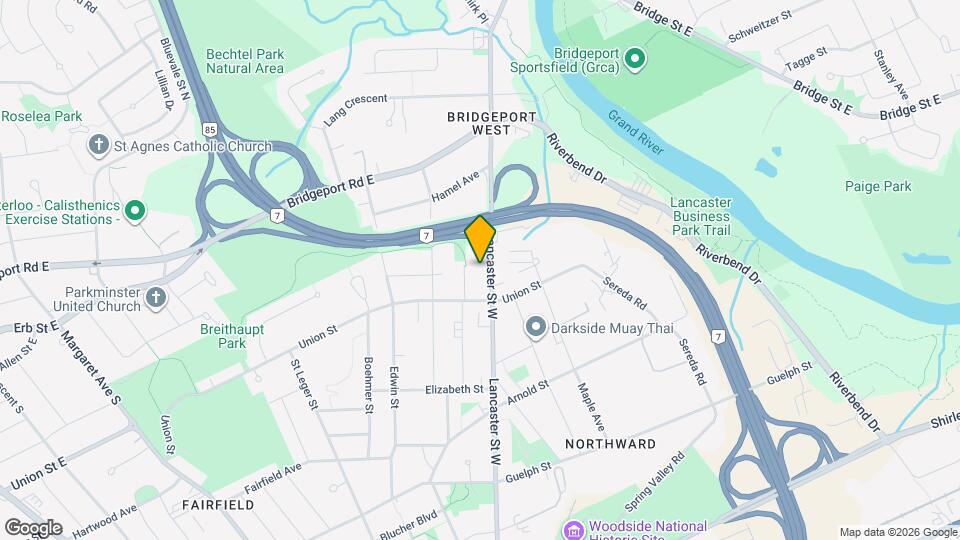 425 Lancaster St W Map and Location Details