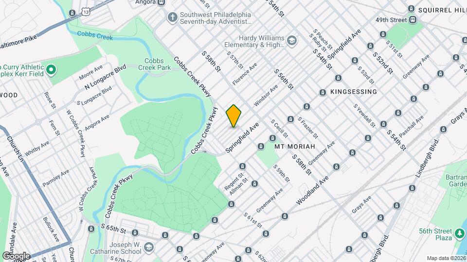 5919 Belmar St Map and Location Details