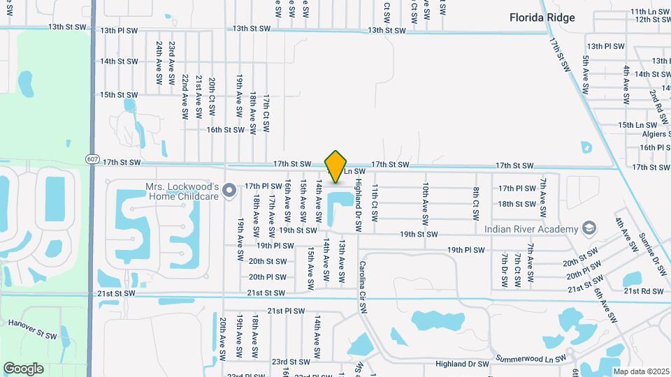 1325 17th Pl SW Map and Location Details