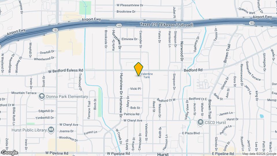 1235 Cavender Dr Mapa y Detalles de la Ubicación