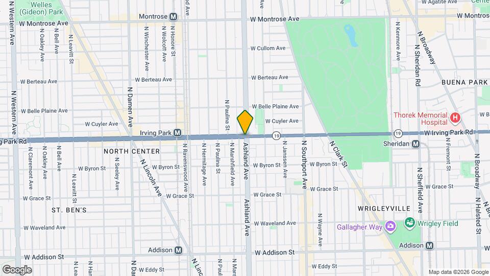 1605 W Irving Park Rd, Unit J04W Map and Location Details