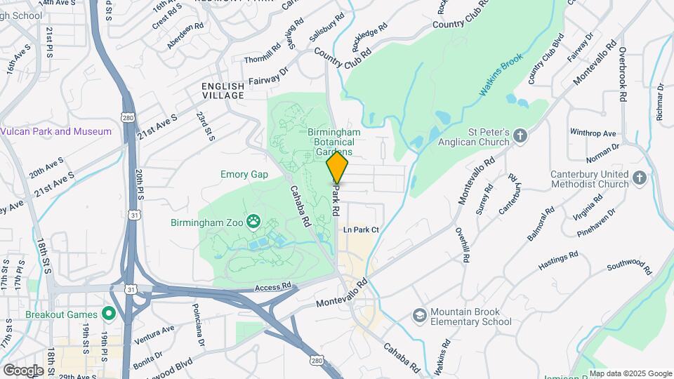 2504 Mountain Brook Cir Mapa y Detalles de la Ubicación
