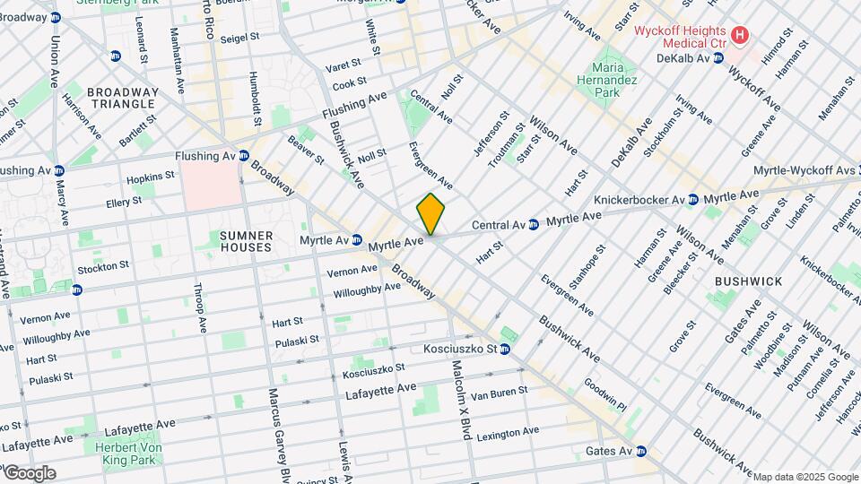 668 Bushwick Ave Mapa y Detalles de la Ubicación