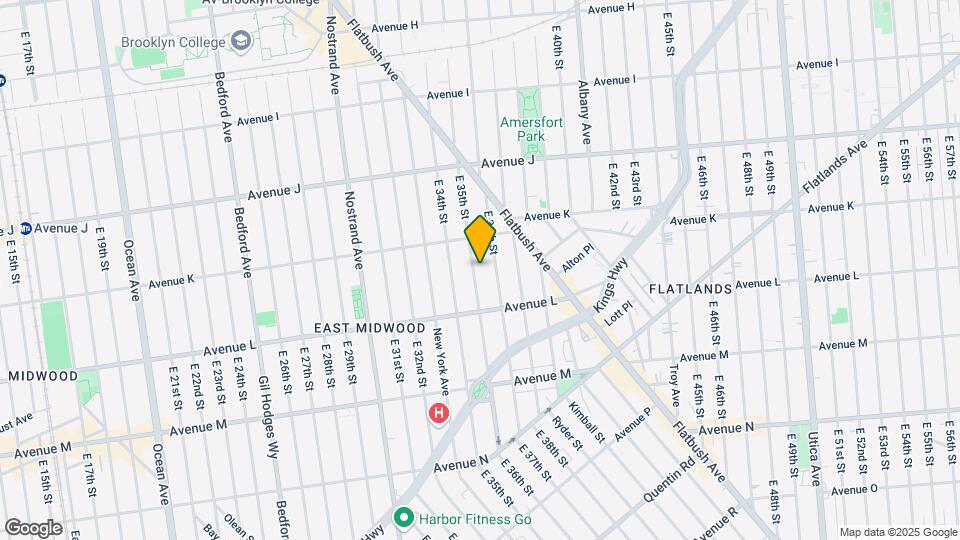 1235 E 35th St Map and Location Details