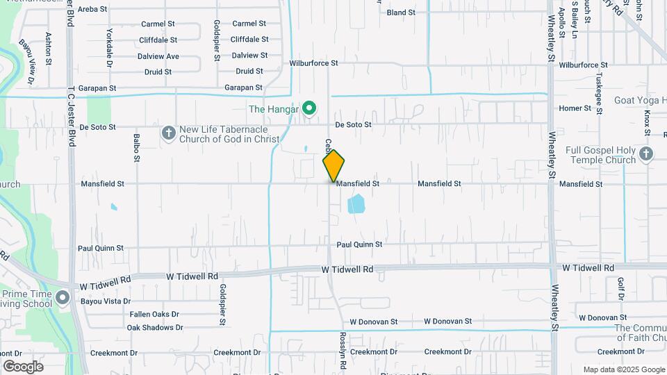 2195 Mansfield St Map and Location Details