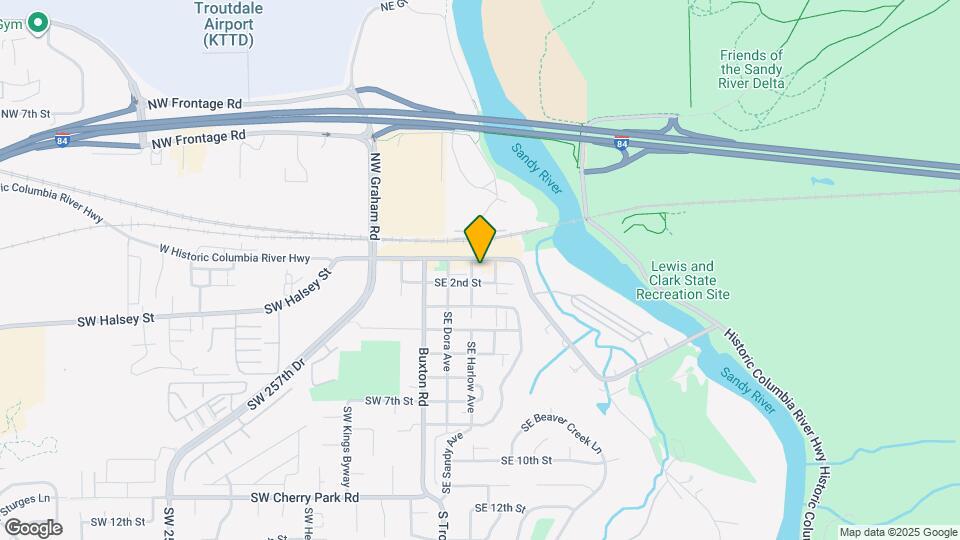 122 SE Harlow Ave Map and Location Details