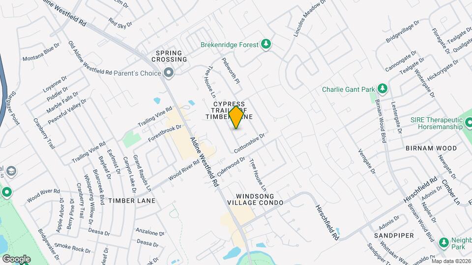 3106 Raccoon Run Map and Location Details