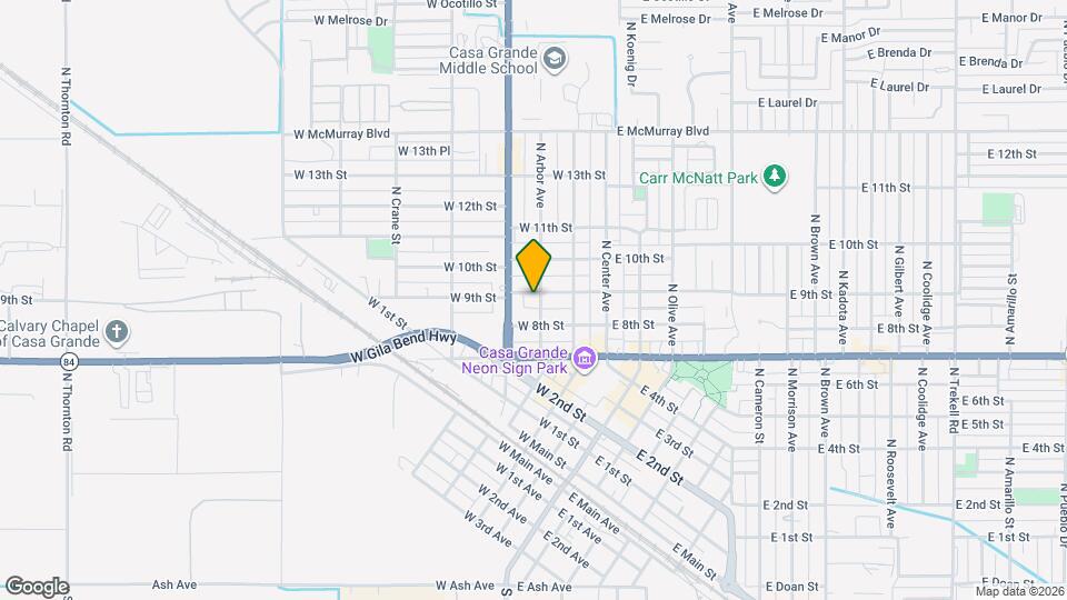 819 N Arbor Ave Mapa y Detalles de la Ubicación