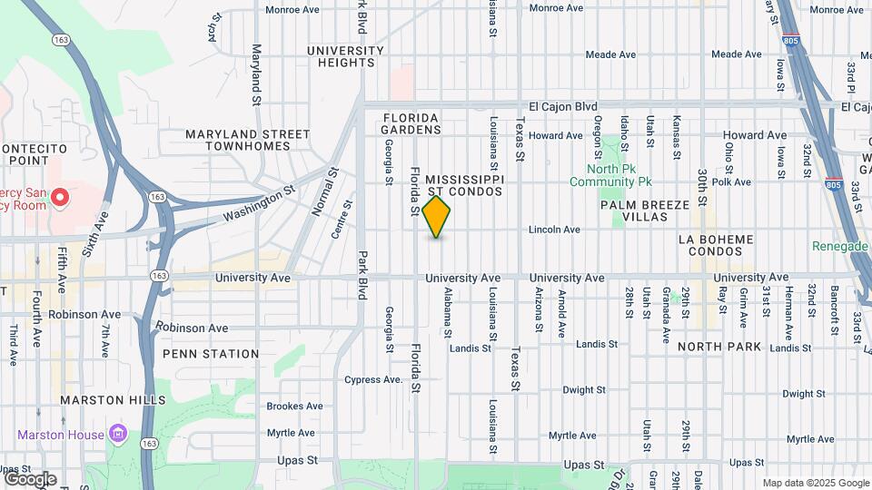 3968 Alabama St Map and Location Details