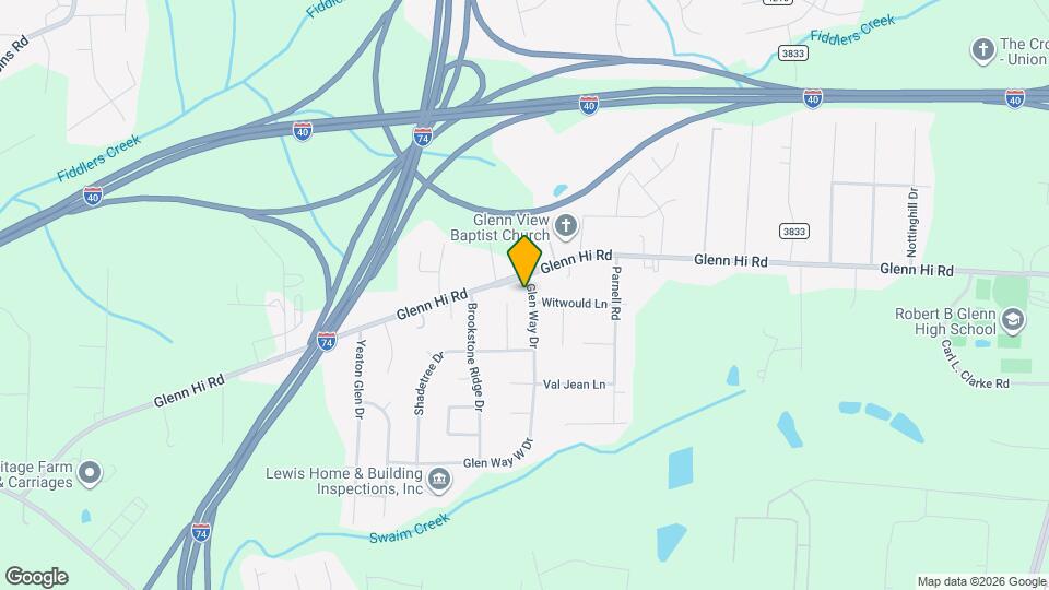 6016 Glen Way Dr Map and Location Details