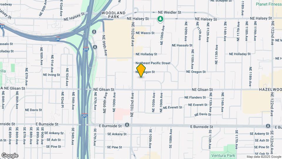 10317 NE Hoyt St Map and Location Details