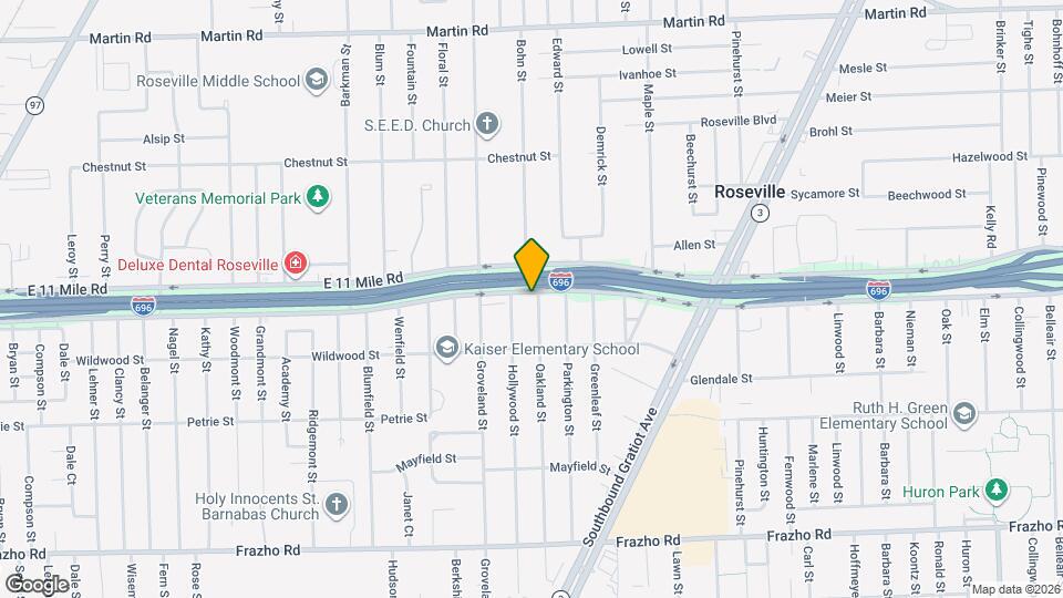 17060 E 11 Mile Rd, Unit #7 Mapa y Detalles de la Ubicación