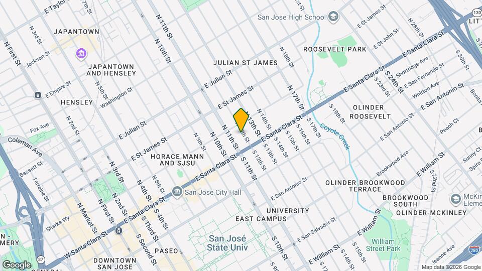 55 N 11th St Map and Location Details