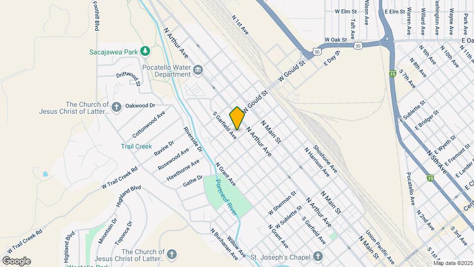 1414 N Garfield Ave Mapa y Detalles de la Ubicación