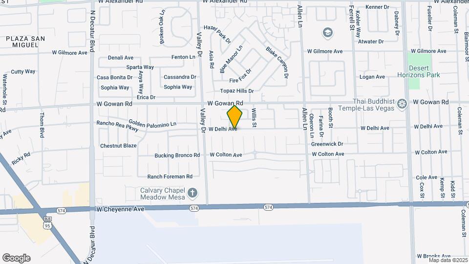 4037 W Delhi Ave Map and Location Details