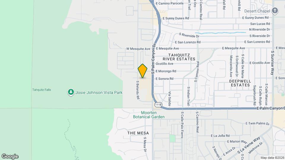 Tahquitz Mesa Villas Map and Location Details