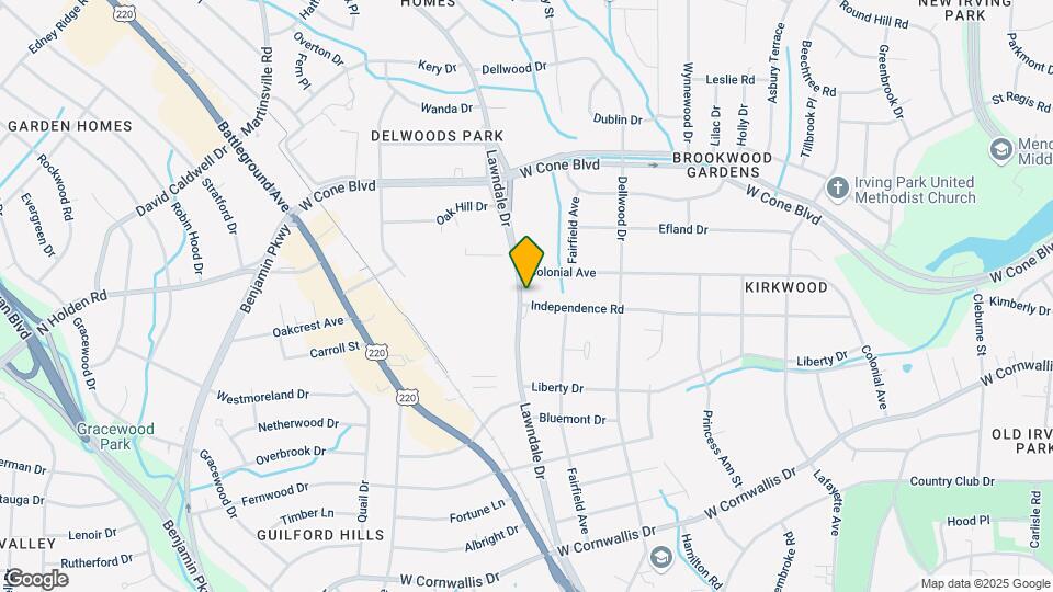 Kirkwood Place Mapa y Detalles de la Ubicación