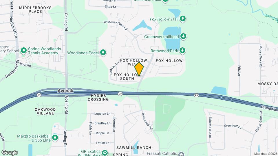 4907 Fox Mill Ln Map and Location Details