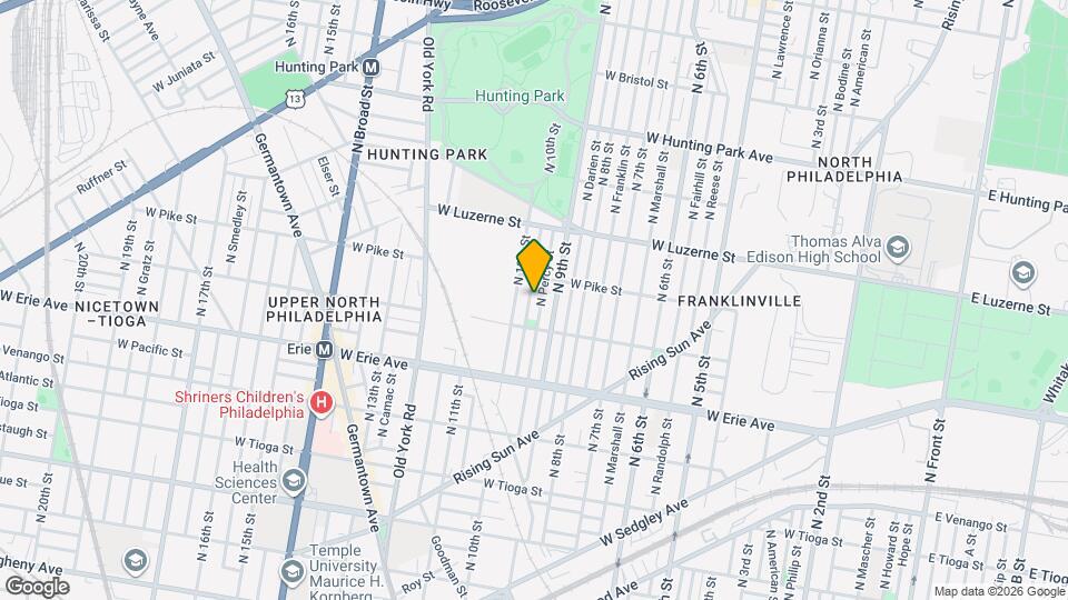 3833 N Delhi St Map and Location Details