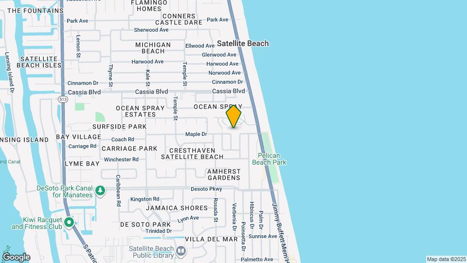 120 Maple Dr Map and Location Details