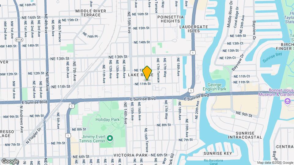 1631 NE 11th St Map and Location Details