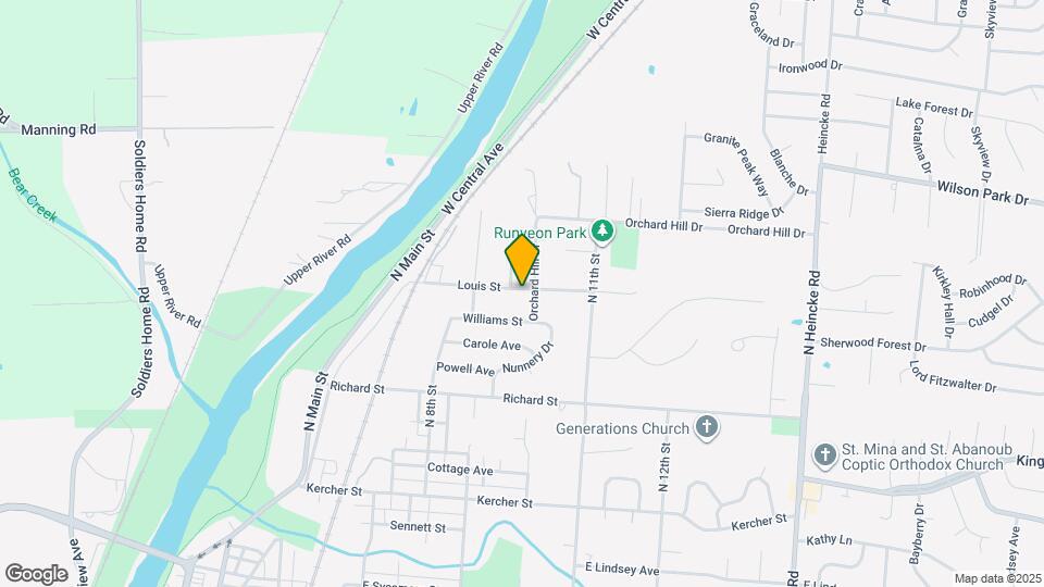 920 Louis St Map and Location Details