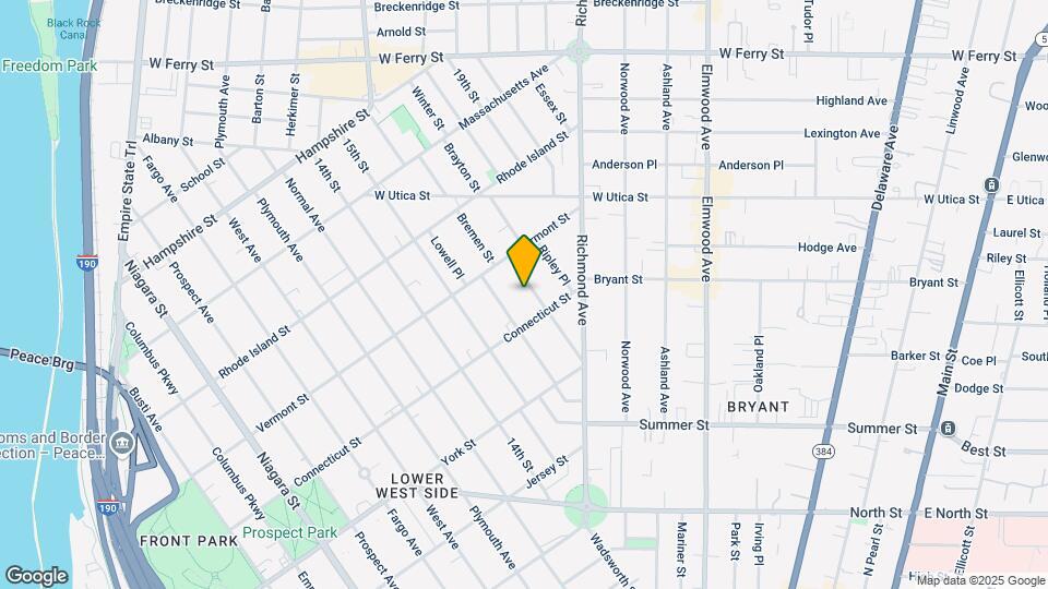 94 17th St Map and Location Details