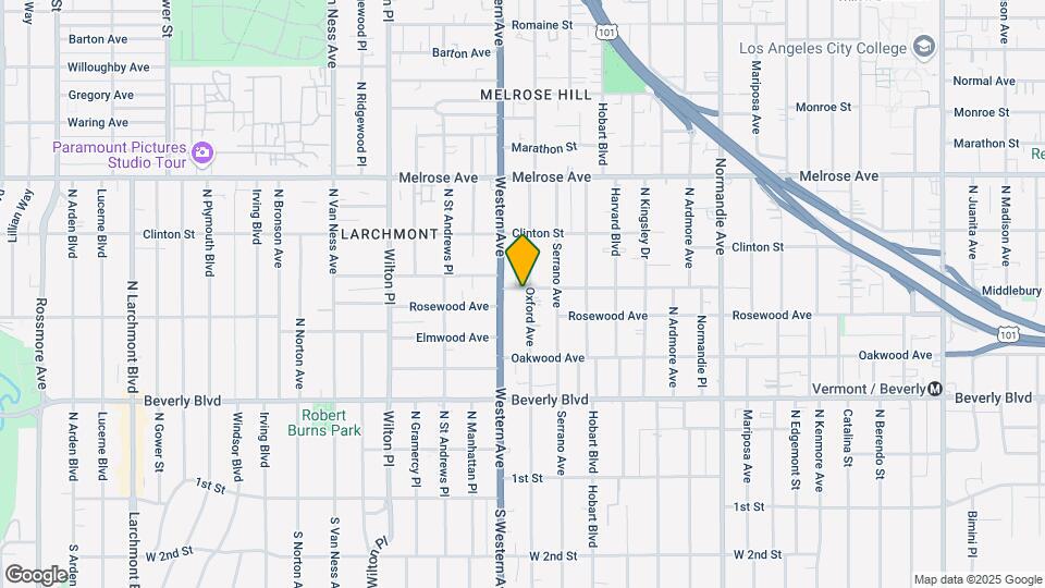4754 Maplewood Ave Map and Location Details